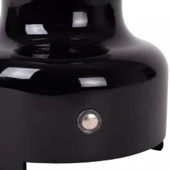 Sfeervolle tafellamp op batterij zwart dimbaar