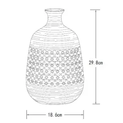 Sfeervolle tafellamp wit porselein decoratief