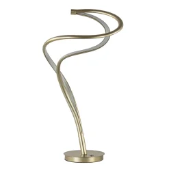 Sierlijke LED tafellamp goud dimbaar