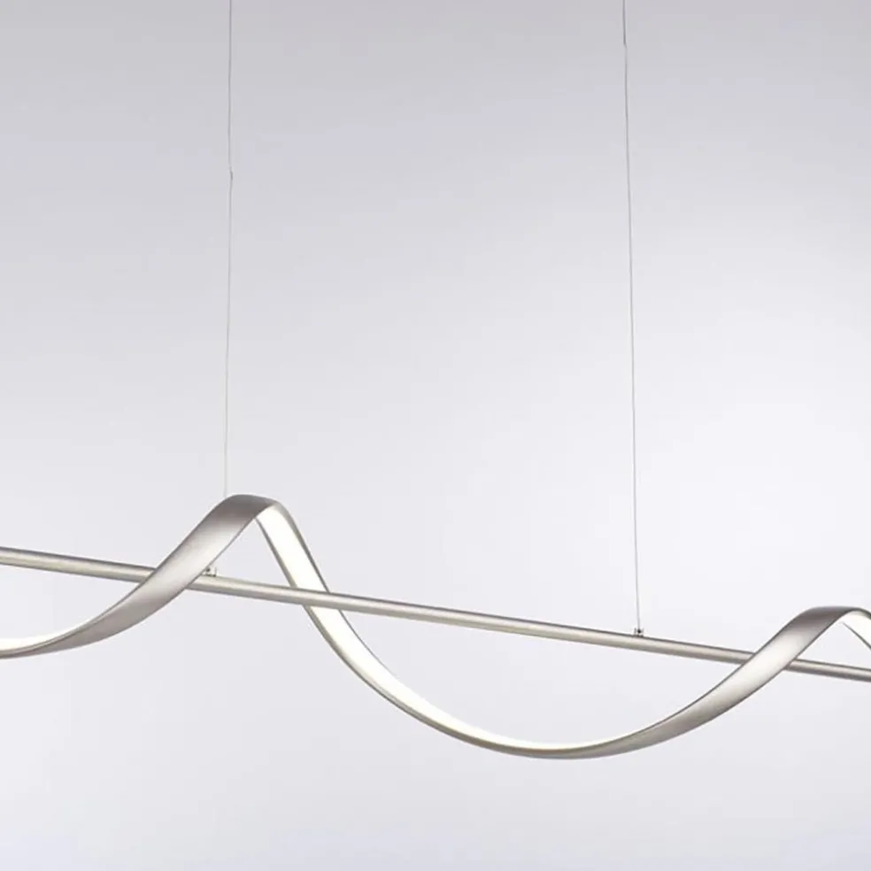 Smart hanglamp spiraal staal