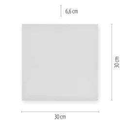 Smart plafondlamp square wit dimbaar