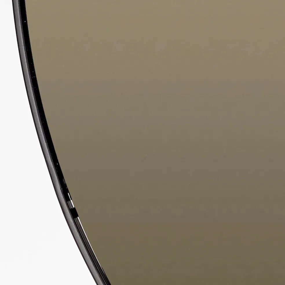 Spiegel Espejo zwart met smoke glas