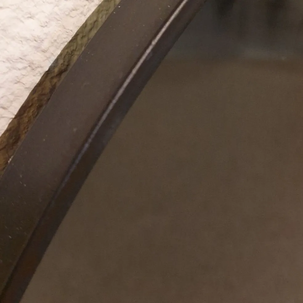 Spiegel Espejo zwart met smoke glas