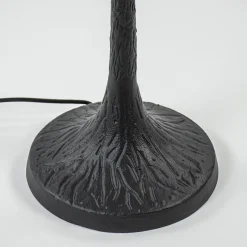 Staande lampvoet Branch zwart z/kap