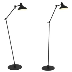 Staande leeslamp Anne Kasket zwart