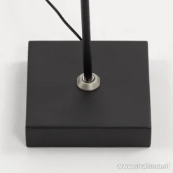 Staande leeslamp Blok zwart incl.dimmer