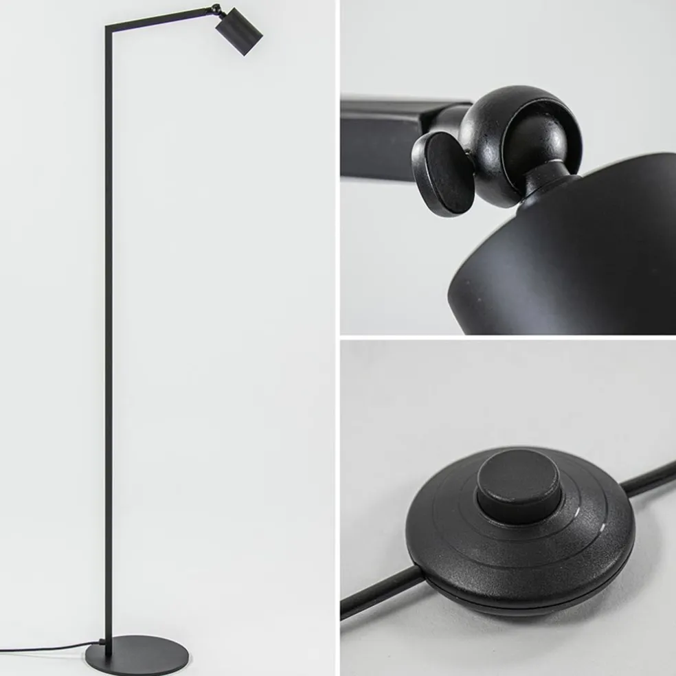 Staande leesspot Bounce zwart