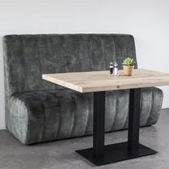 Stijlvolle eetkamerbank Maria antraciet