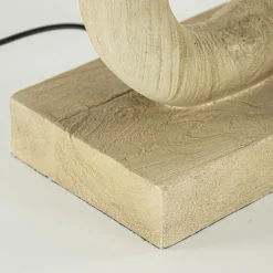 Stoere lampvoet hout naturel Light and Living