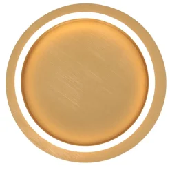 Strak moderne LED plafondlamp goud