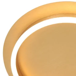 Strak moderne LED plafondlamp goud