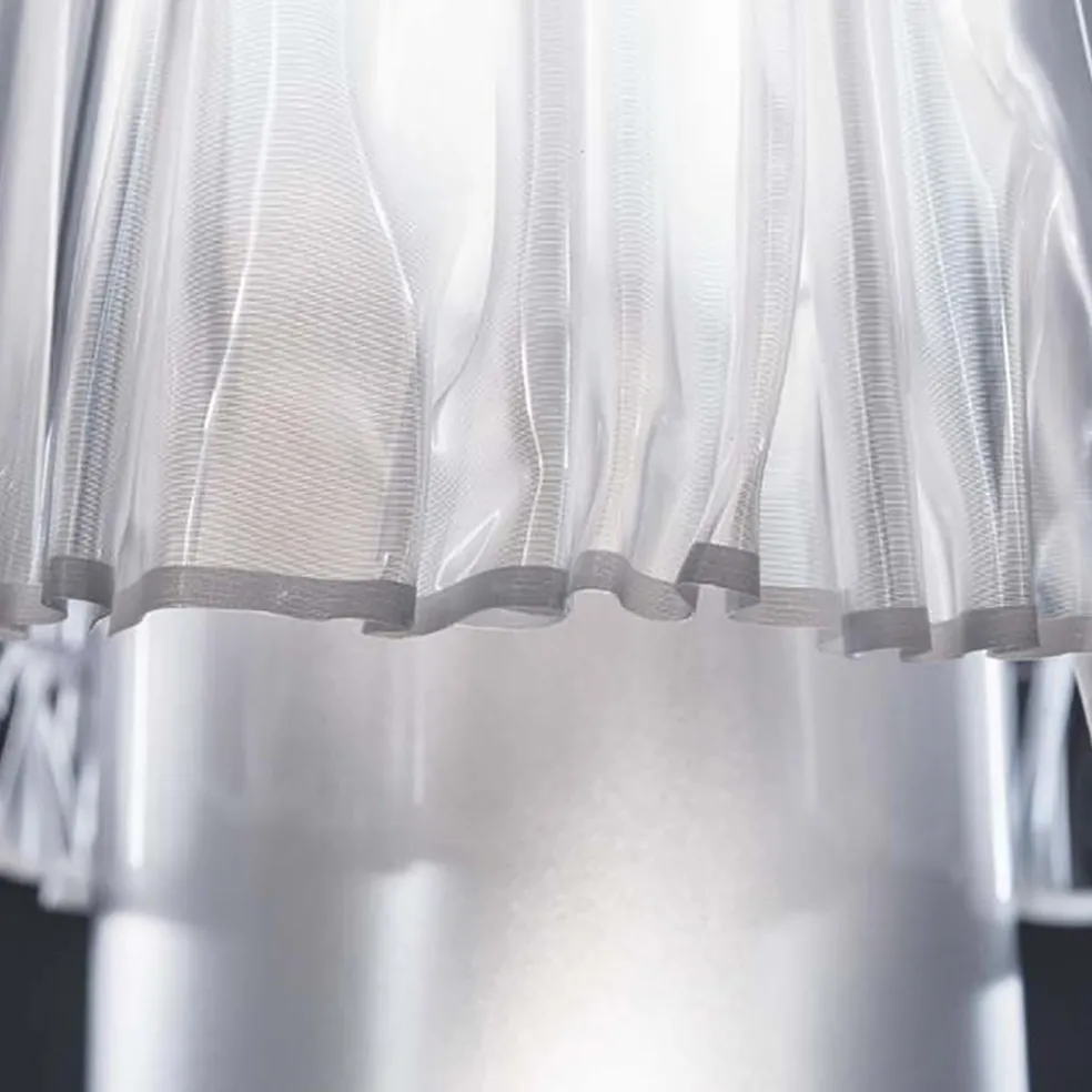 Tafellamp Accordéon 48x37cm prisma/wit