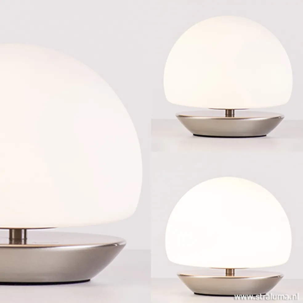 Tafellamp Ancilla bolglas 3-stappen dimbaar