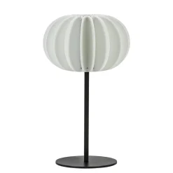 Tafellamp Arena zwart/kap wit