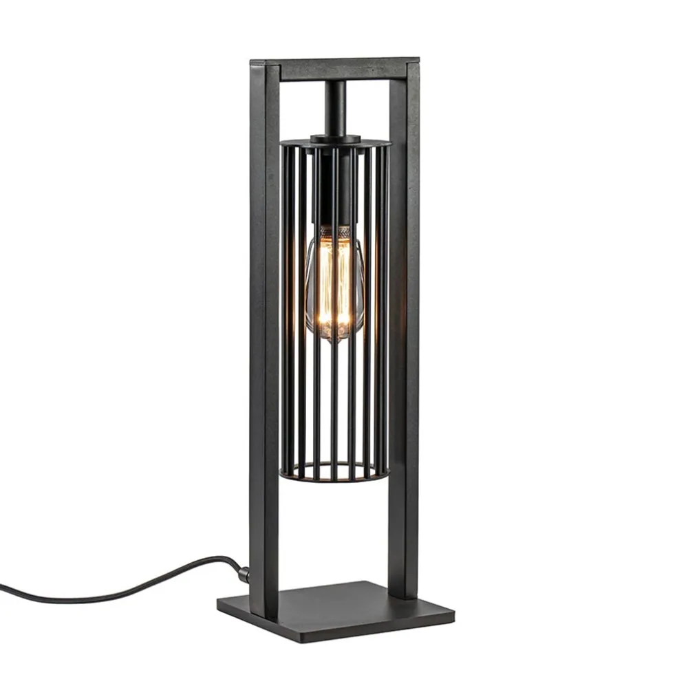 Tafellamp Birdy frame zwart