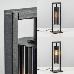 Tafellamp Birdy frame zwart