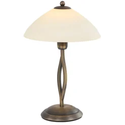 Tafellamp Capri brons/Glas