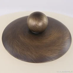 Tafellamp Capri brons/Glas