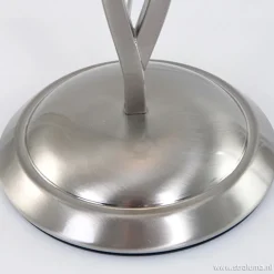 Tafellamp Capri staal/glas