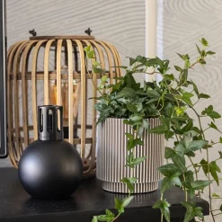 Tafellamp lantaarn bamboe