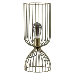 Tafellamp Lazar van Light and Living antiek brons draad