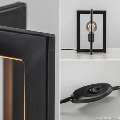 Tafellamp Mace 30cm zwart