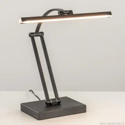 Tafellamp zwart "piano" model+touchdim.