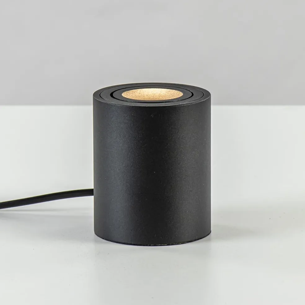 Tafelspot Rebel rond zwart gu10