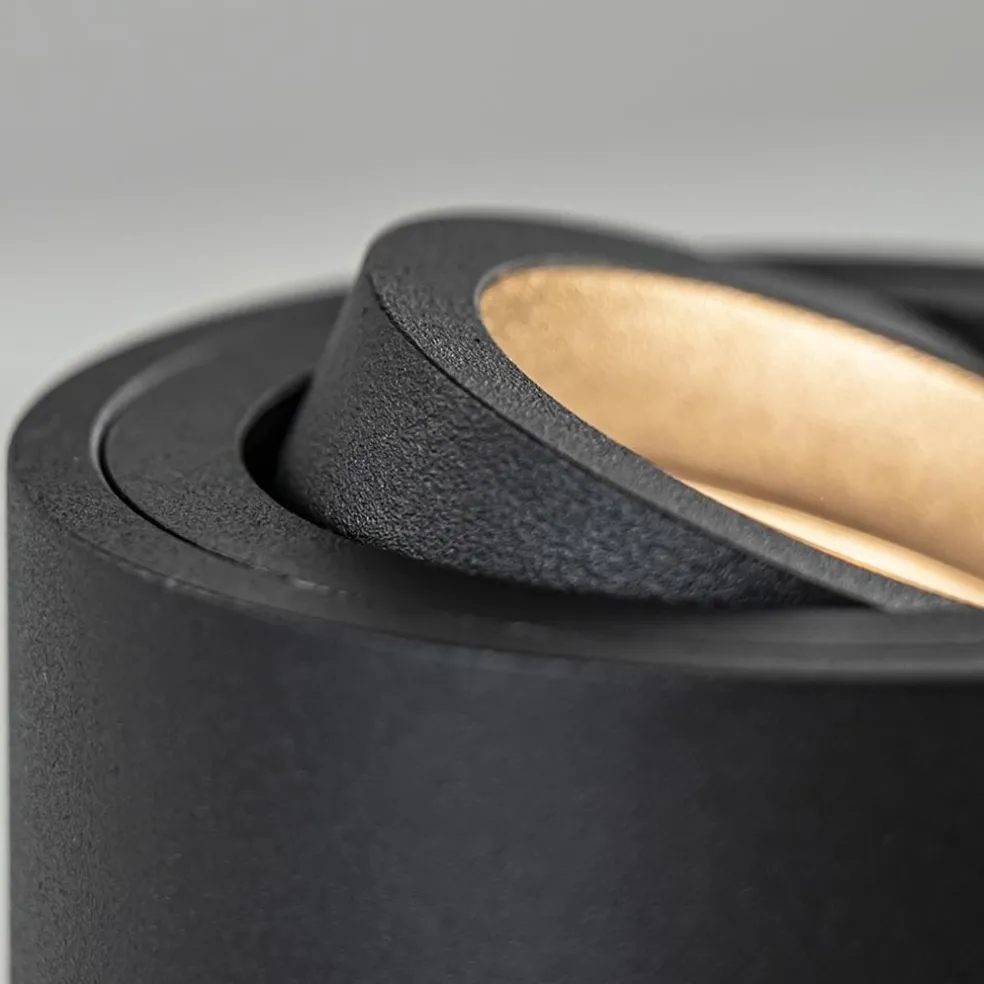 Tafelspot Rebel rond zwart gu10