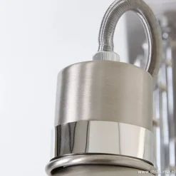 Trek wandlamp Spring chroom/grijs