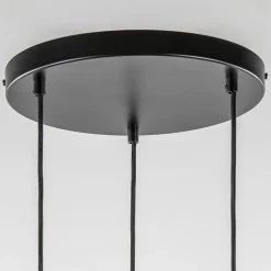 Trendy 3-lichts hanglamp mat zwart exclusief lichtbron