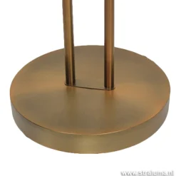 Uplighter brons LED Luna leesarm, dimmer