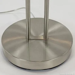 Uplighter met leesarm New Luna nikkel