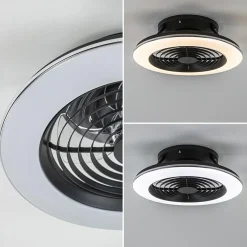 Ventilator Alisio Mini zwart met remote