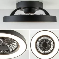 Ventilator Tibet Mini zwart + remote cct