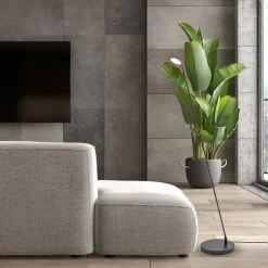 Verstelbare LED leeslamp zwart geborsteld staal dim-to-warm