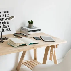 Verstelbare LED tafel/bureaulamp mat zwart dimbaar