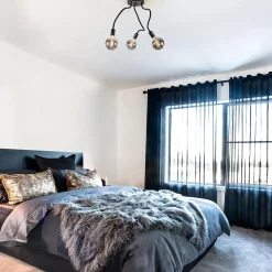 Verstelbare plafondlamp 3-lichts met flexibele armen