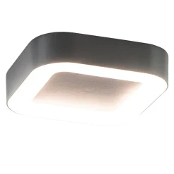 Vierkante LED buitenlamp antraciet IP54