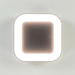 Vierkante LED buitenlamp antraciet IP54