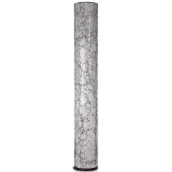 Vloerlamp 150 cm gerecycled glas wit