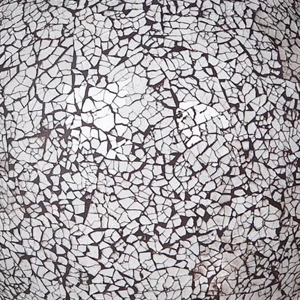 Vloerlamp 150 cm gerecycled glas wit