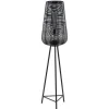 Vloerlamp Adeta driepoot draad zwart