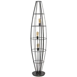 Vloerlamp Havana Grande antiek zwart