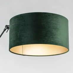 Vloerlamp Prestige Chic zwart/kap groen