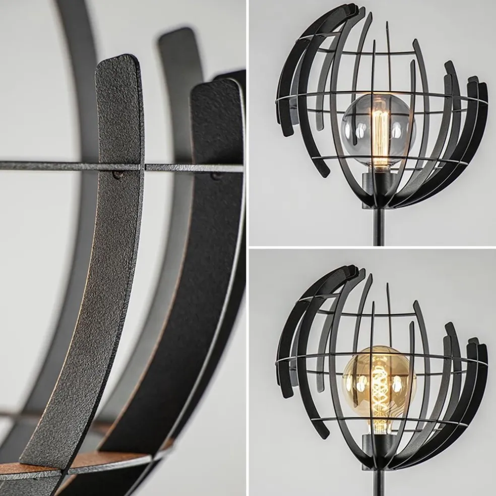 Vloerlamp Terra 175 cm zwart