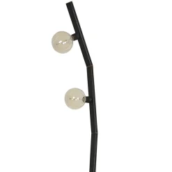 Vloerlamp Tortona zwart staal