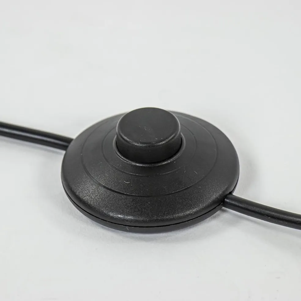 Vloerlamp Tube zwart 136cm excl. lichtbron