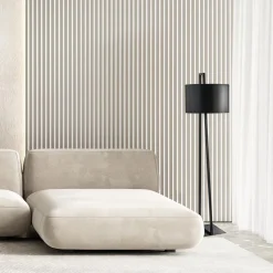 Vloerlamp/lampvoet mat zwart excl. kap