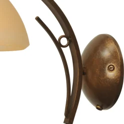 Wandlamp Bolzano smeedijzer brons